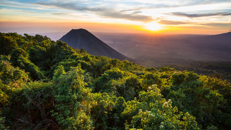 Vue sur le volcan Santa Ana, El Salvador