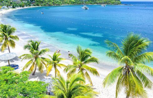L'une des meilleures attractions d'Antigua est une plage d'eau claire adaptée à la famille où vous pouvez passer du temps avec Stingrays