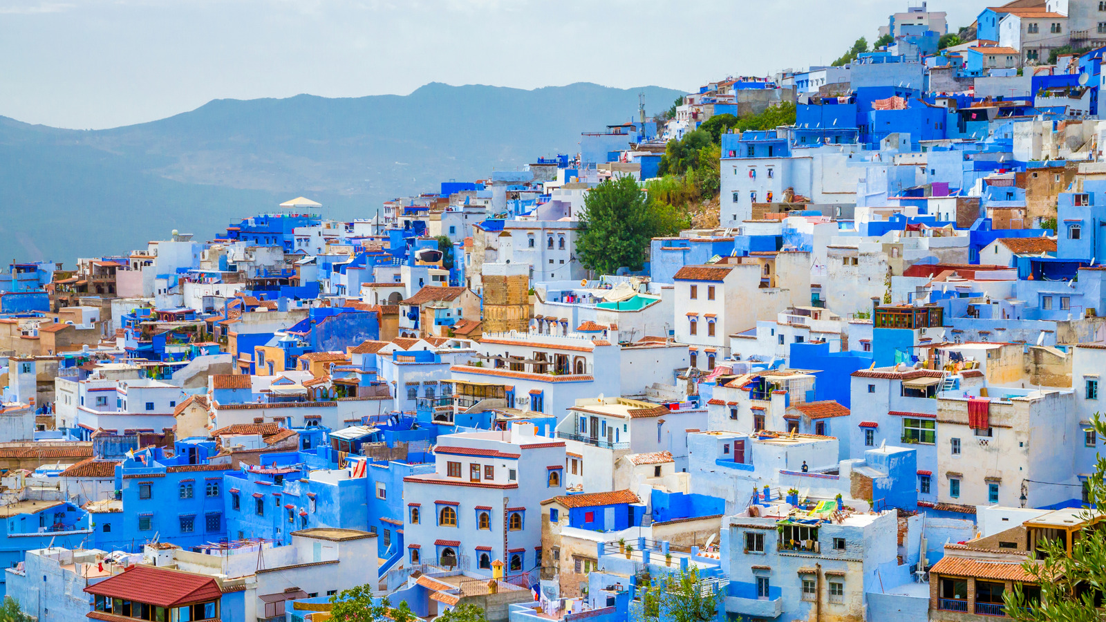 Hypnotique du Maroc, une «ville bleue» rêveuse unique en son genre est un pays des merveilles urbaines à flanc de montagne