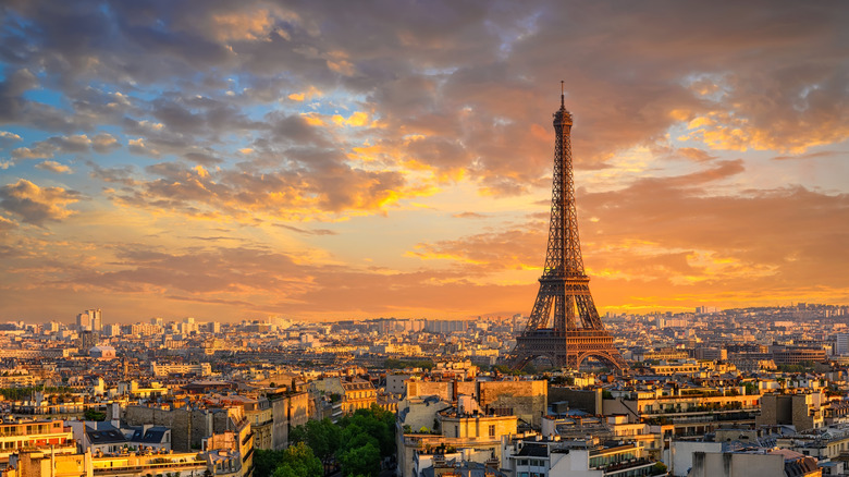 Skyline de la ville de Paris