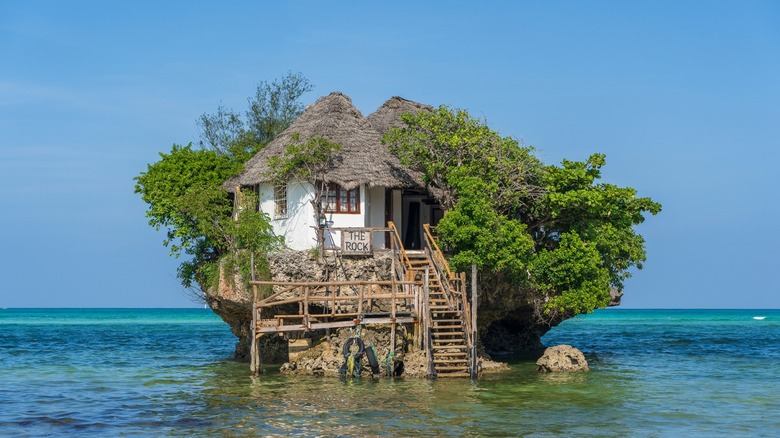 La roche à marée haute