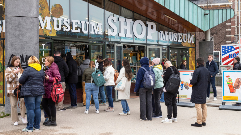 La boutique du musée du musée Van Gogh à Amsterdam