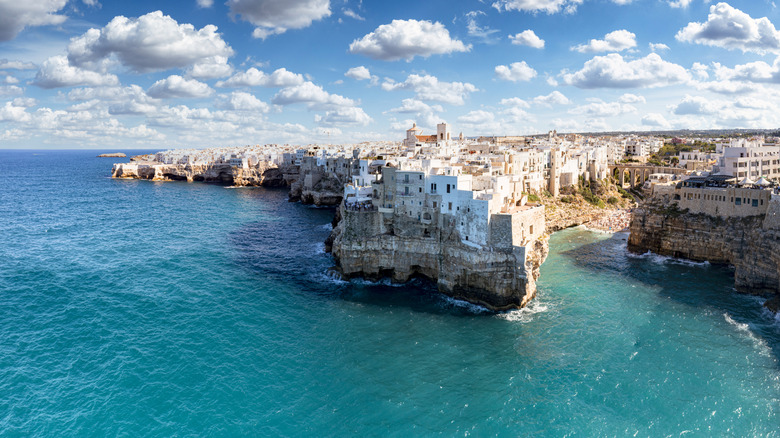 Une vue côtière de Bari, Italie