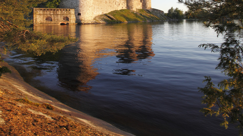 Olavinlinna à Savonlinna, lac Saimaa, Finlande