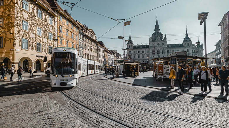 Hauptplatz Market Square à Graz, Autriche