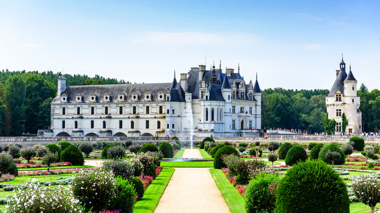Château de Chenonceau et les jardins en France