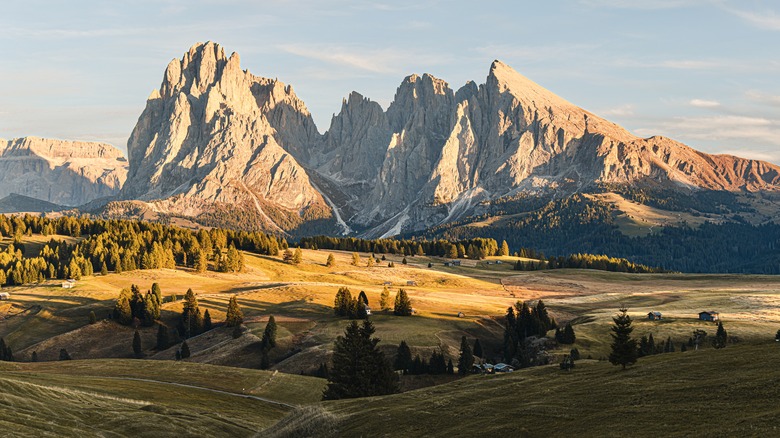 l'alpe di siiusi dans les Dolomites