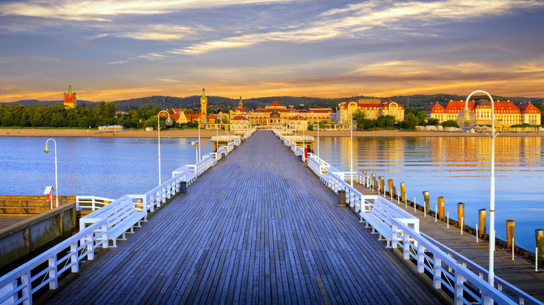 Sopot Pier à Golden Hour