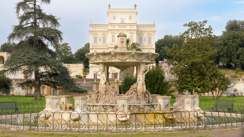 Fontana del Cupido à Villa Doria Pamphili