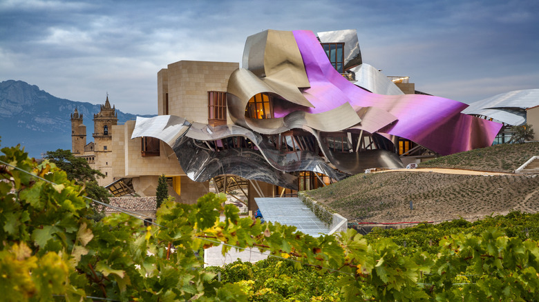 Hôtel et cave modernes Marques de Riscal