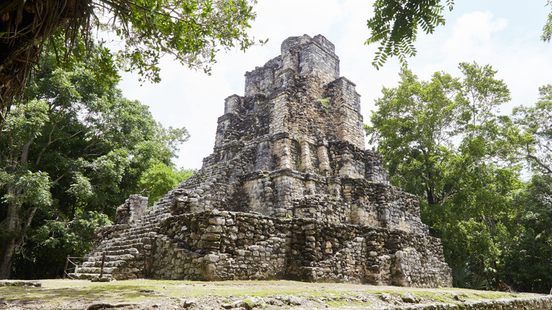 Les ruines mayas de Muyil à Tulum, au Mexique,
