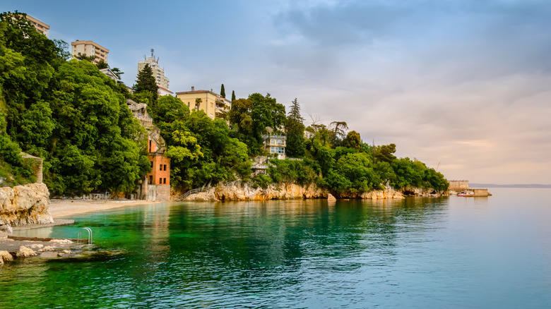 Plage de Glavanovo à Rijeka