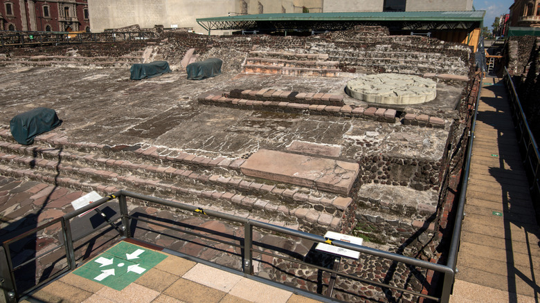 Ruines du maire de Templo, Mexico City