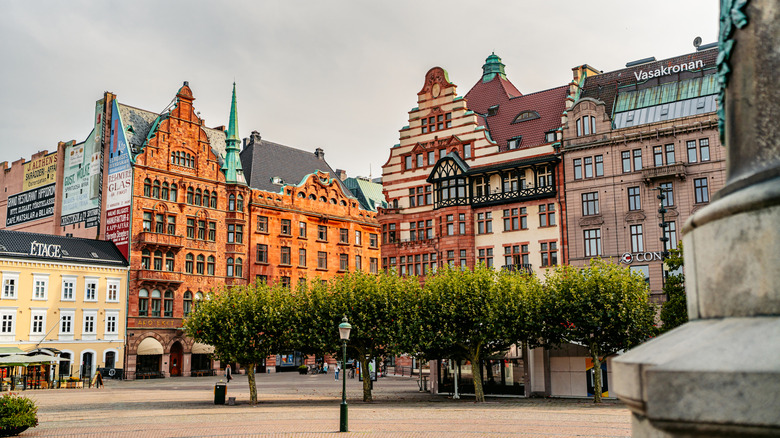 Stortorget Square à Malmo, Suède