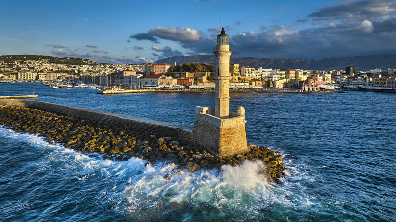 Phare de Chania, Crète, Grèce