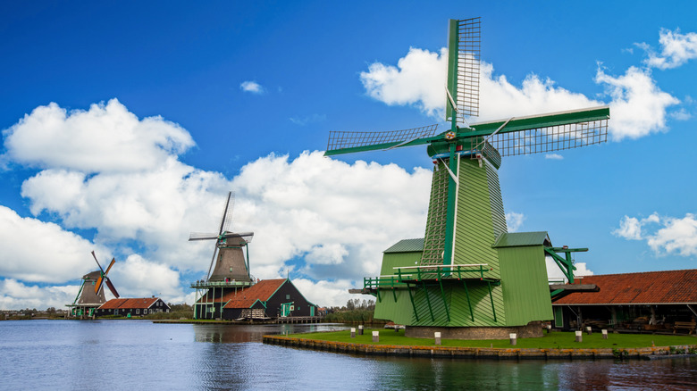 Moulins à vent à Zaanse Schans