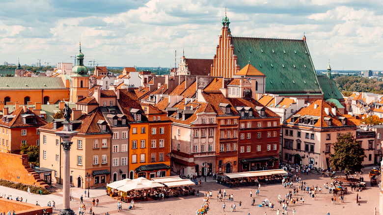 La vieille ville de Varsovie, Pologne