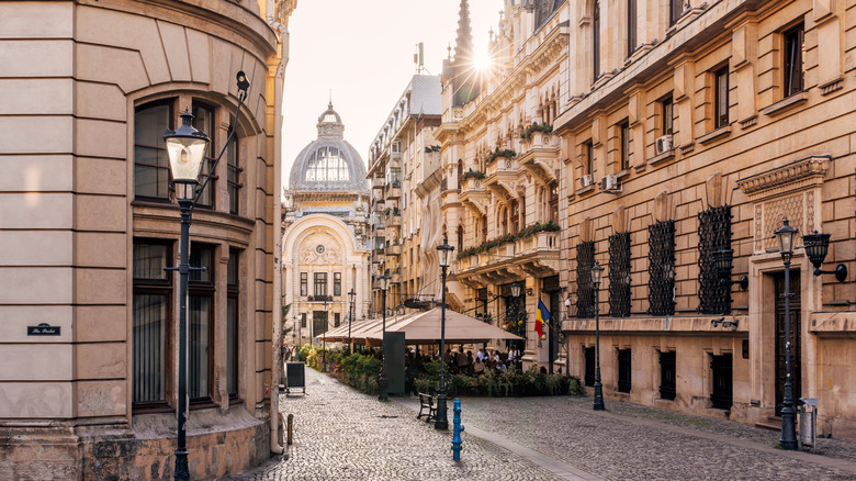 Une rue Orante à Bucarest