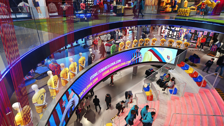 Le FC Barcelone Megastore à Spotify Camp Nou
