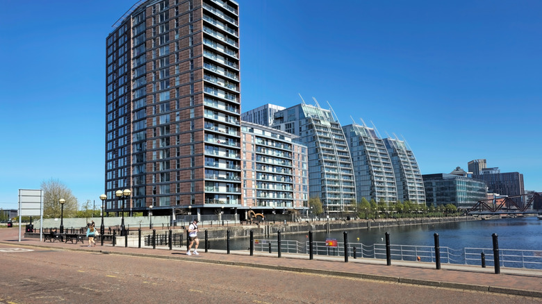 Salford Quays dans le Grand Manchester