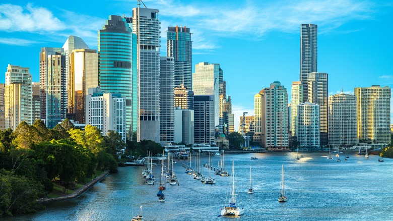 Le Brisbane, Australie, Skyline