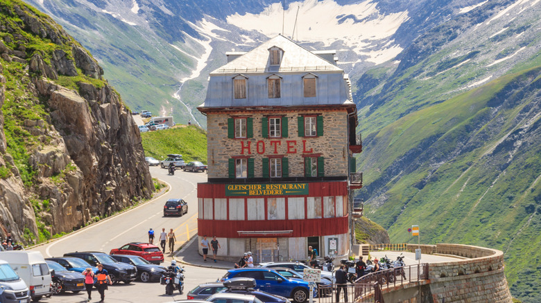 Hôtel Belvedere au Furka Pass en Suisse