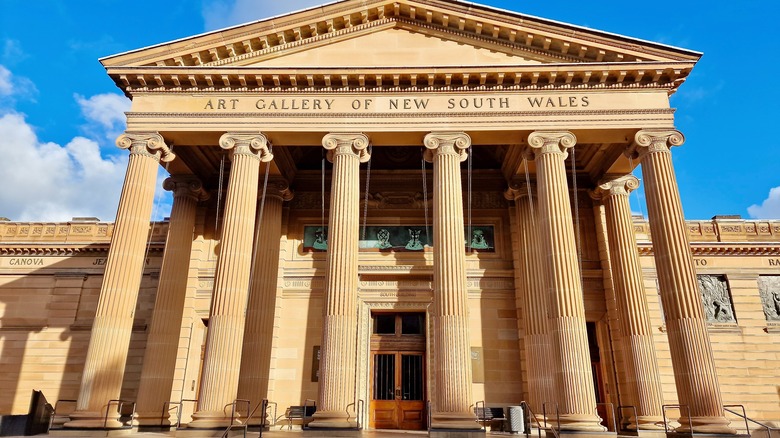 Entrée de la galerie d'art de NSW