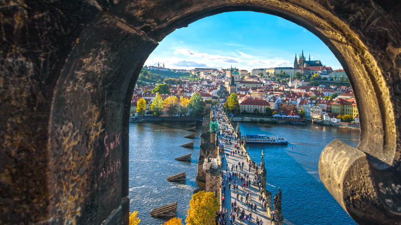 View de Charles Bridge à Prague