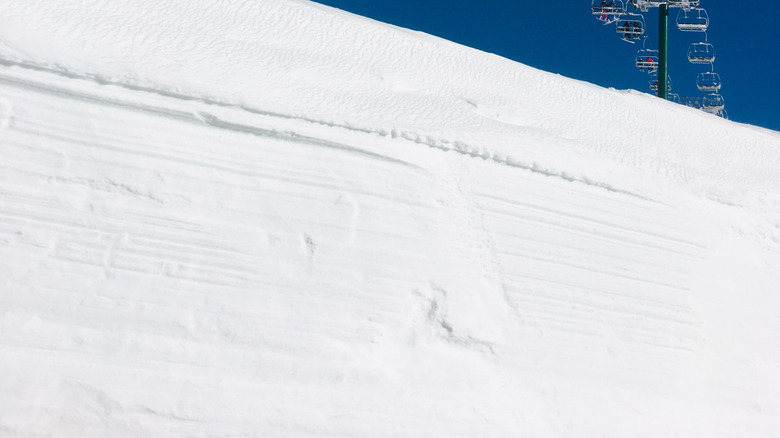 Ascenseur de ski au sommet du mont Hotham à Hotham Heights, Victoria