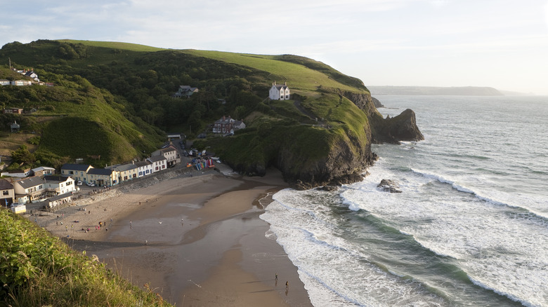 Plage de Lllangranog, Pays de Galles