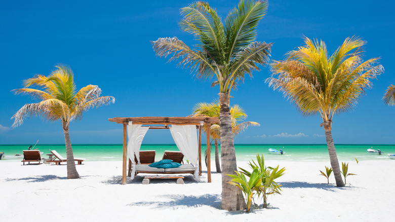 Un hôtel de coulage sur Isla Holbox