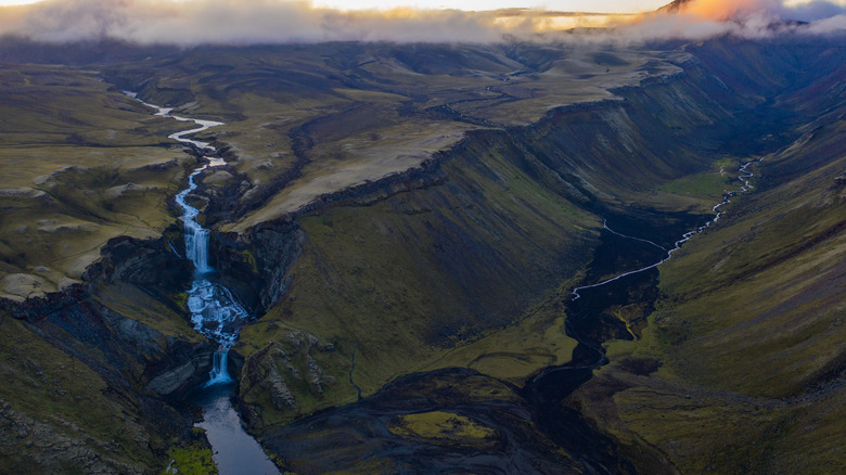 Les Highlands d'Eldgjá près de Vatnajökull