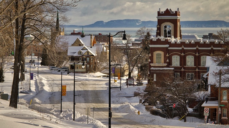 Thunder Bay, Ontario en hiver