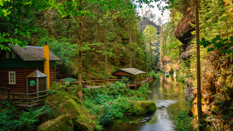 Gorge d'Edmund en Suisse bohème, Tchéche
