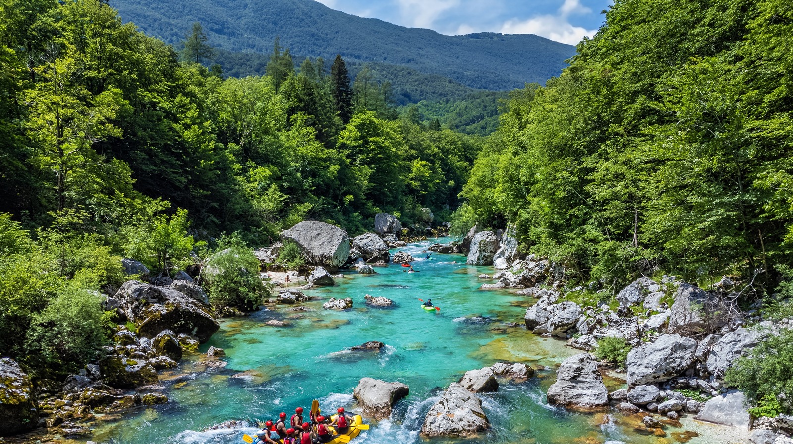 La rivière européenne Rick Steves appelle la «vallée de l'adrénaline» est connue pour être un havre de kayak