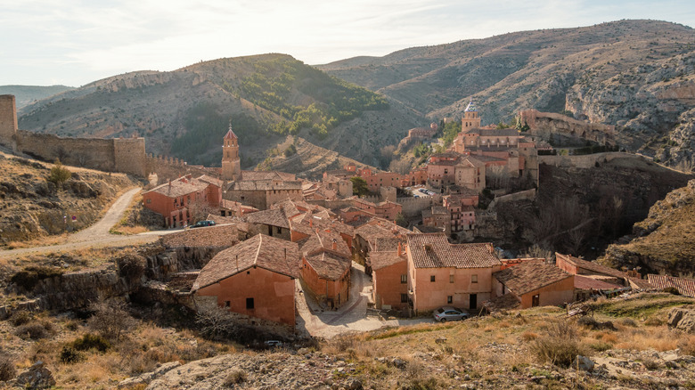 Une vue d'Albarracin, Espagne