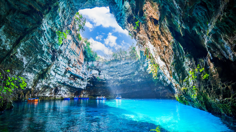 Cave Melissani à Kefalonie