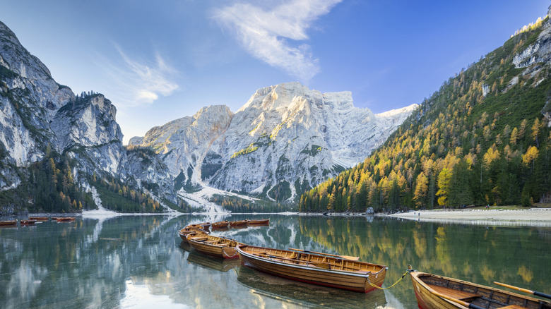 Lac Braies dans les Dolomites