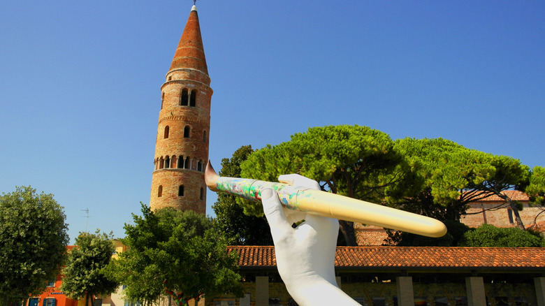 Le campanile cylindrique del Duomo di Caorle