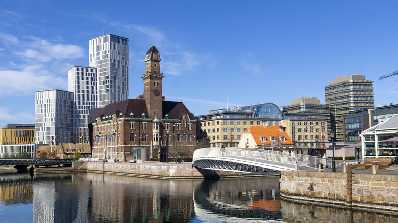 Vue de la ville de Malmö, Suède