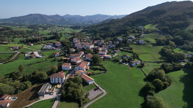 Image aérienne de Zugarramurdi, Espagne
