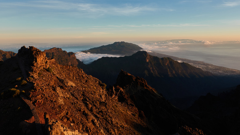 Vues panoramiques à l'intérieur du parc national Cumbre Vieja, La Palma, Espagne