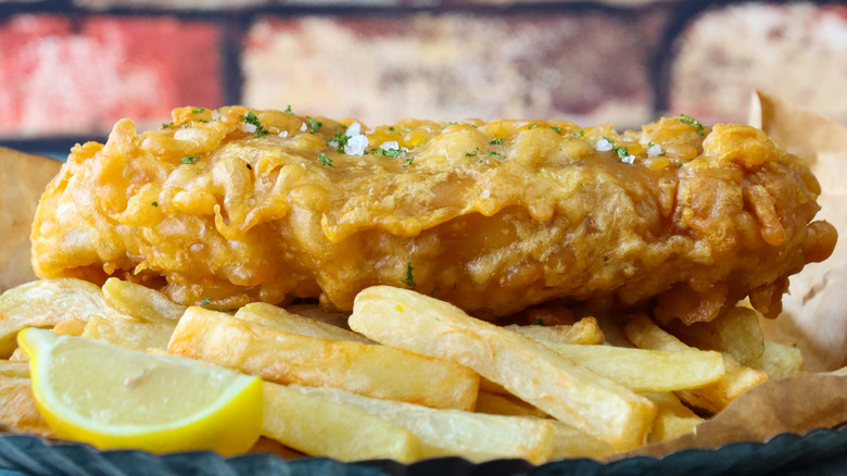 Assiette de fish and chips
