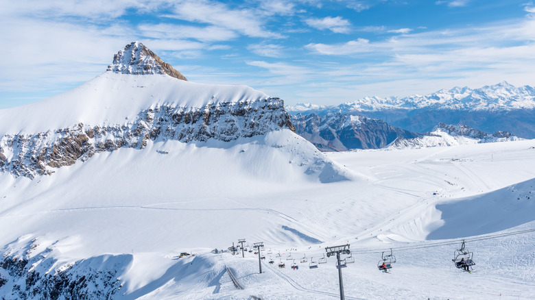 Station de ski Glacier 3000 près de Gstaad