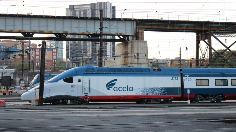 Train Amtrak à Boston