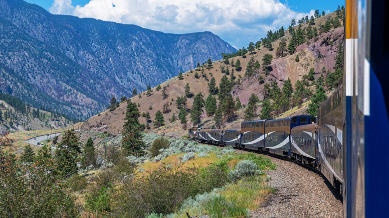 Trajet en train Rocky Mountaineer