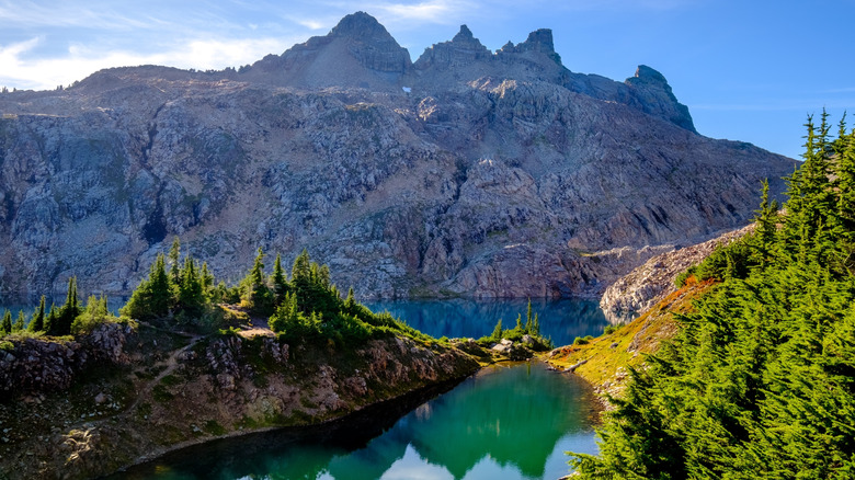 Vues sur les montagnes du bassin gothique, Washington