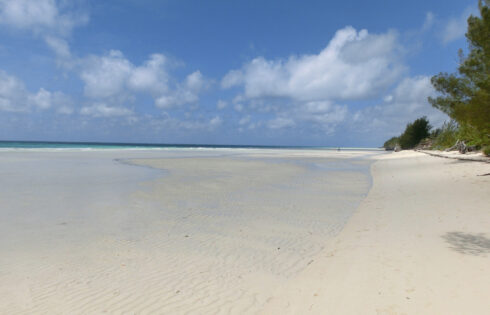 La magnifique plage sans vagues des Bahamas est un joyau paisible parfait pour la famille