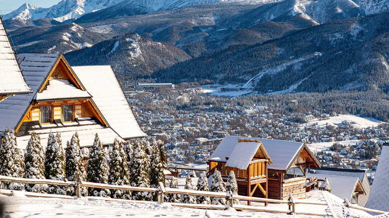 Neige sur les Tatras, dans le sud de la Pologne