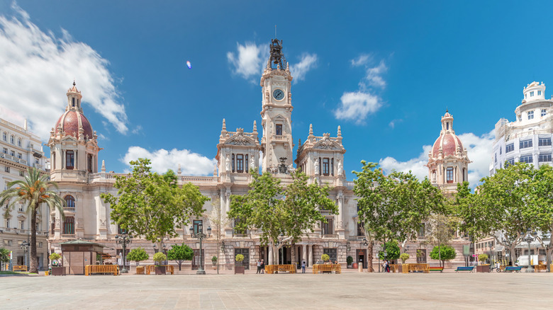 L'hôtel de ville de Valence, Espagne